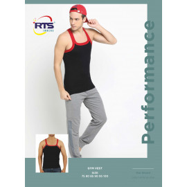 RTS Men Gym Vest - LS Color (Minimum Order 5 Pcs Pack)