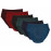 Blesso-Women's Cotton Hipster Inner Elastic Dark Color Plain Panties-Outer Leg Elastic with Multi Color (Pack of 6)