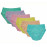 Blesso-Women's Cotton Hipster Plain Panties Inner Elastic with Leg Outer Elastic-Light Colours (Pack of 6) Yellow, Sandal, Light Green, Light Blue, Light Rose, Light Purple