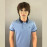 VAN MARLEE Men's Pure Cotton Half Sleeves Regular Fit Plain Solid Premium Polo Collar T-Shirt - Light Blue
