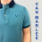 VAN MARLEE Men's Pure Cotton Half Sleeves Regular Fit Plain Solid Premium Polo Collar T-Shirt - Light Green