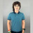 VAN MARLEE Men's Pure Cotton Half Sleeves Regular Fit Plain Solid Premium Polo Collar T-Shirt - Light Green